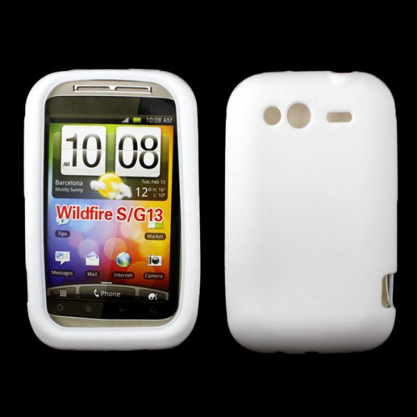 Wholesale HTC Wildfire S G13 Silicone (White)